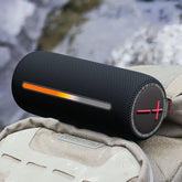 Altavoz Bluetooth inalámbrico impermeable con luz RGB portátil para exteriores HOPESTAR P37